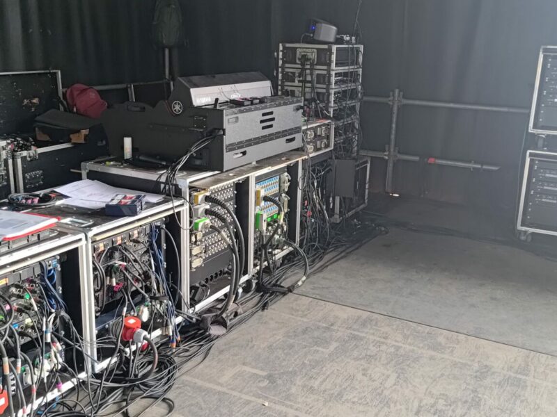 Backstage technique - Garorock 2024 - Scène