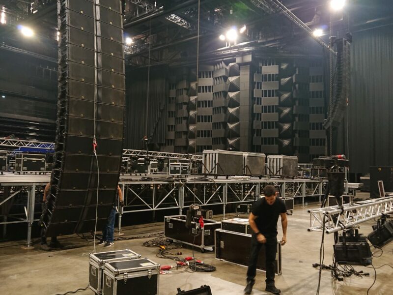 Montage -Nadau Arena - Audio Pro